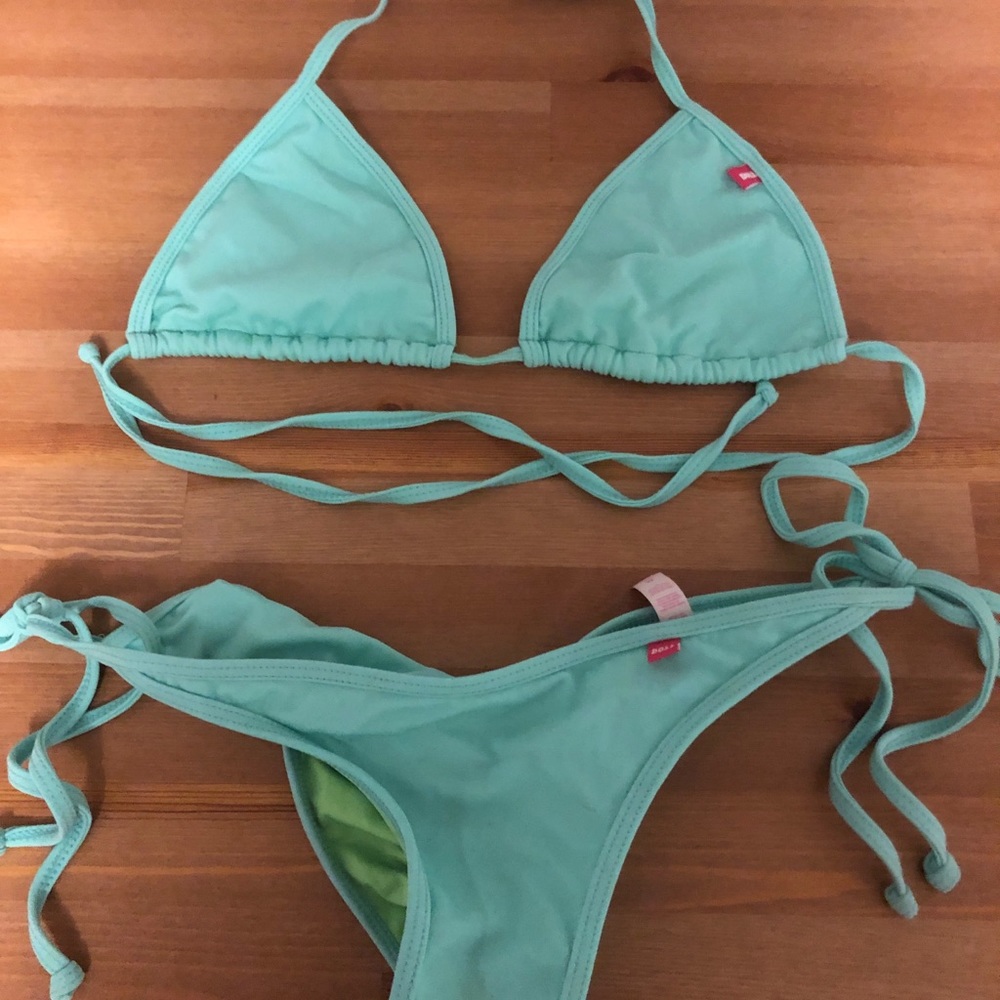Doll turquoise bikini